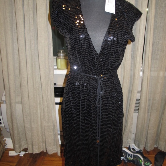 Michael Kors Tops - Michael Kors wrap sequin tunic